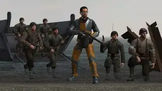 Gordon Freeman On Omaha Beach (Medal Of Honor Allied Assault) (Gmod)
