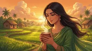 Village life🌿morning to evening routine pure ghibili style with ASMR😊