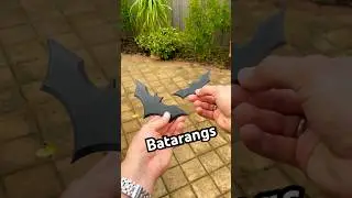 I 3D Printed Batarangs | #batman #superhero #3dprinting
