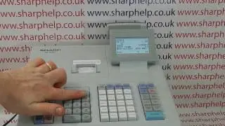 Cash Register PLU Price Look Up Product Programming Tutorial Sharp XE-A307 / XE-A407 / XE-A507
