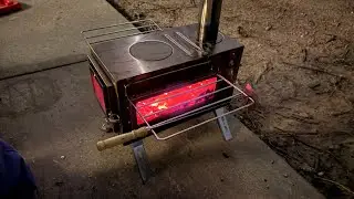 UNHO hot tent stove from Amazon: WILL IT BURN?