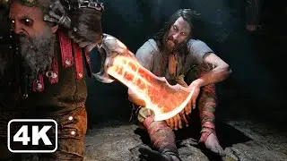 Kratos save Tyr (The Norse God of War) - God of War Ragnarok (4K Ultra HD)