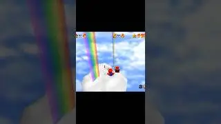 Super Mario 64 Wing Mario Over the Rainbow Red Coin Castle Secret Star Part 1 #n64 #mario #nintendo