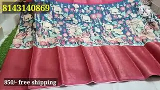 soft digital pattu sarees clearance for sale 850/- free shipping #onlinesareeshopping #jftchannel
