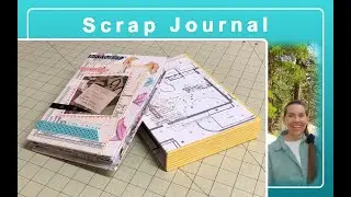 Scrap Journal (Junk Journal) with Ribbon Binding