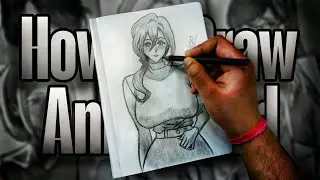How to draw Anime Girl Step by Step | Drawing Anime Girl | Anime Drawing