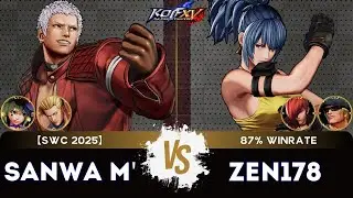 KOF XV🎞️SANWA M' (Yashiro/Sylvie/Benimaru) vs ZEN178 (Iori/Clark/Leona)🎞️Replay Match - 05/25