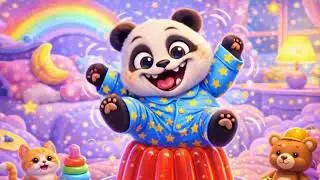 Silly Panda Song 🐼🎶 | Panda in My Pajamas | Funny Kids Rhyme Song | #KungfuPanda