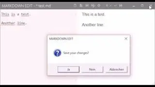 MarkDown Edit and the auto-save option