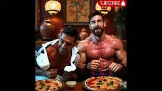 Ronaldo & Messi enjoying their meal in AI video.