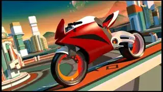Gravity rider Extreme balance space bike racing