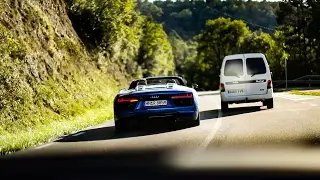 2017 Audi R8 V10 Spyder - Spain ROADTRIP (60FPS)