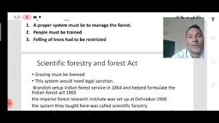 Class- IX- Social Science (History)- Ch.-4- Forest Society and Colonialism- Part-1