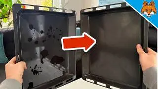Как очистить противень💥(самый простой способ)🤯