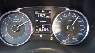 Subaru XV 2.0 150KM Lineartronic - acceleration 0-160 km/h