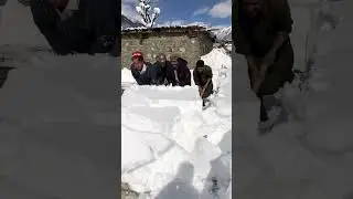 Kumrat valley #snow #kumratvalley #snowfall
