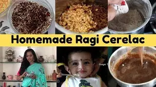 Lasya Talks || Home Made Ragi Cerelac || Baby Food for 6 to 12 Months || Healthy ||