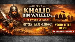 Hazrat khalid bin waleed | sword of Allah | Seerat e sahaba |  islamic stories |khalidbinwaleed life