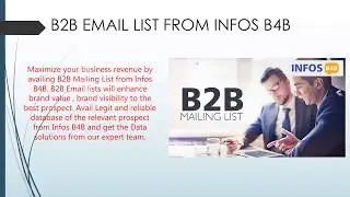 B2B Email Lists - B2B Mailing List - B2B Email Marketing Lists - Buy B2B Email Lists  #Email #List