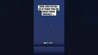 Aaron Judge hits Home Run out of Fenway Park and BREAKS Ferrari windshield 😭