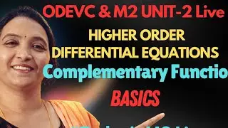 Rama Reddy MathsAcademy is live #M2Live #M2R23 #M2R25 #ODEVCLive #EngineeringMathematicslive #riddle
