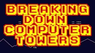 Electronic Scrap Computer Tower Breakdown