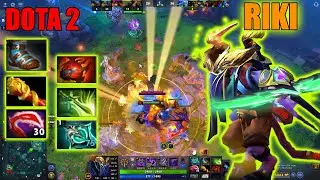 Dota 2 Insane Battle 14 Kills Dominating Wicked Sick Riki Turbo Mode - Smoke in the Eye Kills