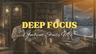 deep focus ambient 🌙 | 1 Hour 30 Min | Study & Focus Music