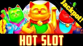 TRIPLE KITTY BONUS On NEW SLOT MACHINE At GRAND Casino! 😺😹😻 JACKPOT HAND PAY!