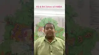 What is R3 and R4 Zones  of HMDA ?HMDA MASTER PLAN 2031.