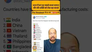 #india ban raha world ka manufacturing hub #breakingnews #pmmodi #theswadesh #operationsindoor
