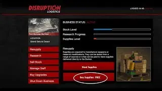 GTA 5 Online *GLITCH* FREE BUSINESS SUPPLIES