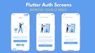 Flutter auth screens - basic part