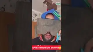 Eyelash extension only this🤣🤭🤣😁 #viral #funny