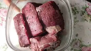 清香扑鼻的盐水牛肉.你一定喜欢吃. Amazing Salted Eye Round Recipe!