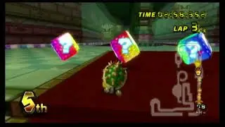 Mario Kart Wii CTGP Revolution: Bowser races in GCN Bowser's Castle