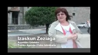 Izaskun Zeziaga. Azpeitiko Udaleko Agenda 21eko teknikaria