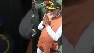PM Modi vistis Adampur Air Base. interacts with air warriors #army #shorts