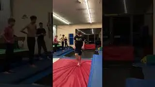 DOUBLE FRONTFLIP ONTO GROUND😱 (I landed it!!) trampoline/ flips/ tricking/ parkour