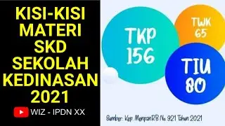 TERLENGKAP! CONTOH SOAL DAN JAWABAN KISI KISI SKD DIKDIN 2021 - Passing Grade IPDN STAN STIS 2021