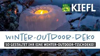 Tutorial: Outdoor-Winter-Tischdeko mit Materialien aus der Natur!