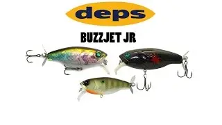 Воблер DEPS BUZZJET JR. Подводная съемка. Underwater