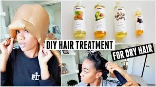 DIY Hot Oil Hair Treatment For Dry Hair