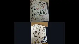 11 Stickers From Disney's Scary Storybook Collection A Treasury Of Tales (Read Description)