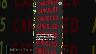 Winter Storm Fern forces thousands of US flight cancellations