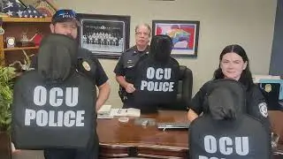 Oklahoma City University Police New Bulletproof Seat Shields.
