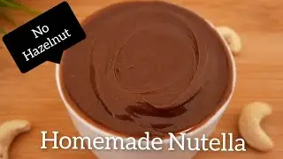 Homemade Nutella Without Hazelnuts | Nutella Recipe | How to make Nutella | Chocolate Spread Recipe