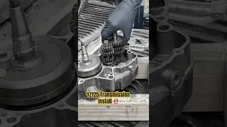 How To Install Dirtbike Transmission Gears! #2stroke #yamaha #yz125 #dirtbike #bikelife #miami