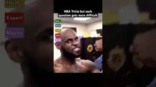 NBA TRIVIA but each question gets more difficult
