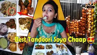 Tandoori Soya Chaap Platter 😍| Indian Street Food | Budget Platter | Dine Out With Mona |